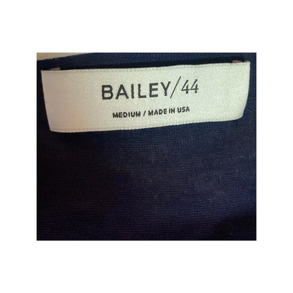 Bailey 44 Softest Draped Long Sleeve Royal Navy Lovely Top ~ Sz M ~ Elegant! - Picture 6 of 8